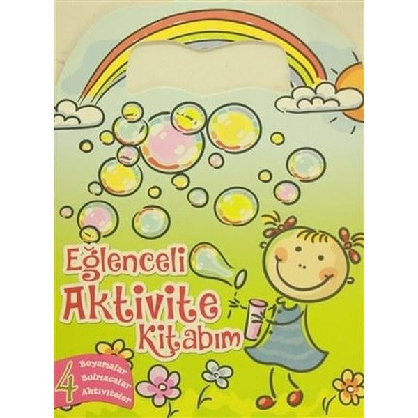 Eğlenceli Aktivite Kitabım 4 - Pembe Kitap | Revzen Kitap (Ciltsiz)