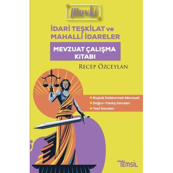 Mevki Dari Teşkilat Ve Mahalli İdareler Mevzuat Çalışma Kitabı | Temsil Kitap (Ciltsiz)