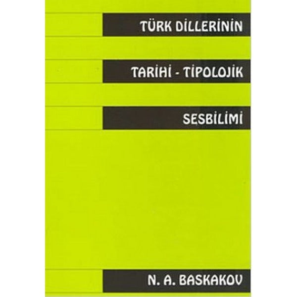 Türk Dillerinin TarihiTipolojik Sesbilimi