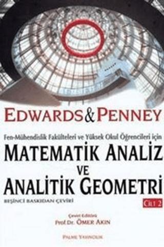 Matematik Analiz ve Analitik Geometri - Cilt 2 | Palme Yayıncılık (Ciltsiz) - Resim 1