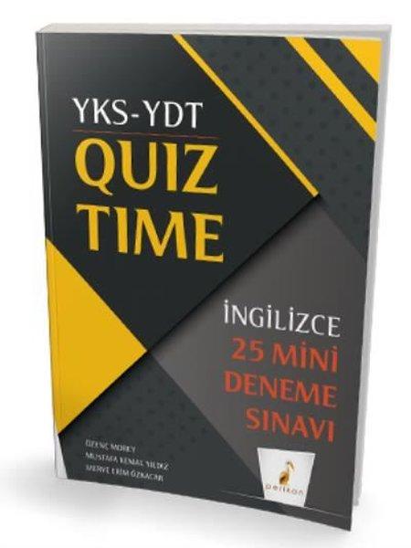 YKS YDT İngilizce Quiz Time 25 Mini Deneme | Pelikan Yayınları (İnce Kapak) - Resim 1