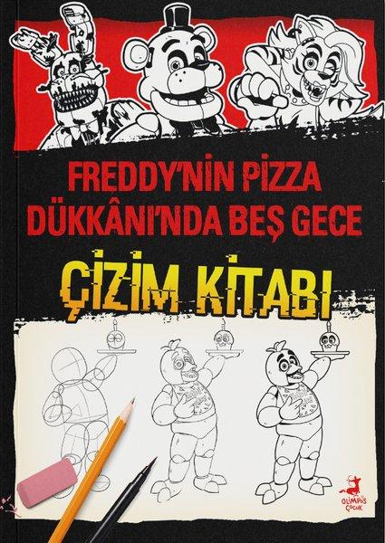 Freddy'nin Pizza Dükkanı'nda Beş Gece - Çizim Kitabı | Olimpos Çocuk (İnce Kapak) - Resim 1