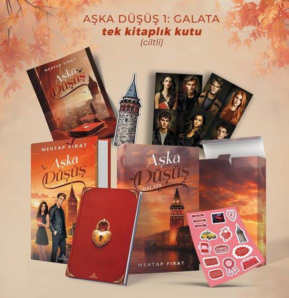 Aşka Düşüş 1 - Galata - Tek Kitaplık Kutu | Ephesus Yayınları (Ciltli) - Resim 1