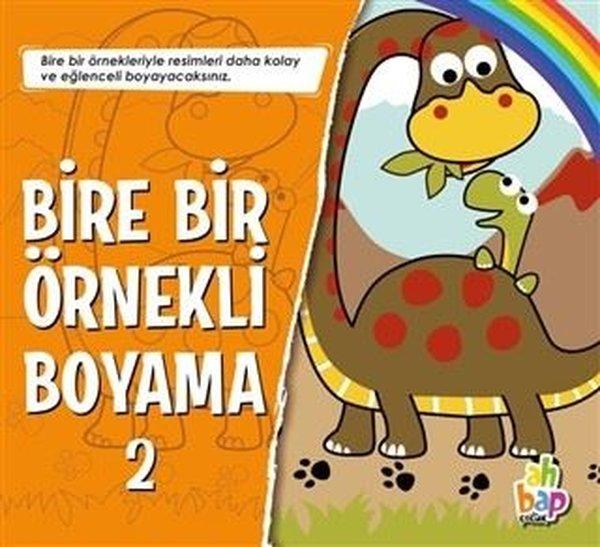 Bire Bir Örnekli Boyama 2 | Ahbap Kitap (İnce Kapak) - Resim 1