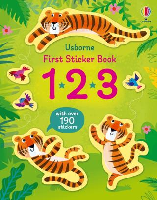 First Sticker Book 123 | Usborne (Ciltsiz) - Resim 1