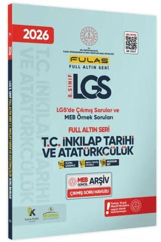 8. Sınıf LGS Full Altın Seri İnkılap Tarihi ve Atatürkçülük MEB Çıkmış Soru Bankası