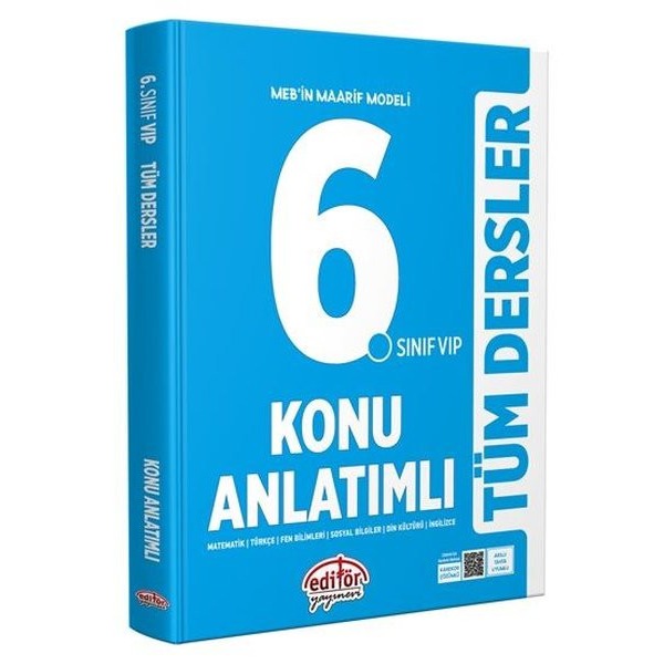 6. Sınıf VIP Tüm Dersler Konu Anlatımlı