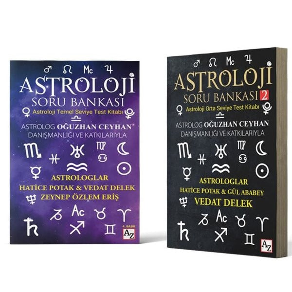 Astroloji Seti - 2 Kitap Takım | Az Kitap (İnce Kapak)