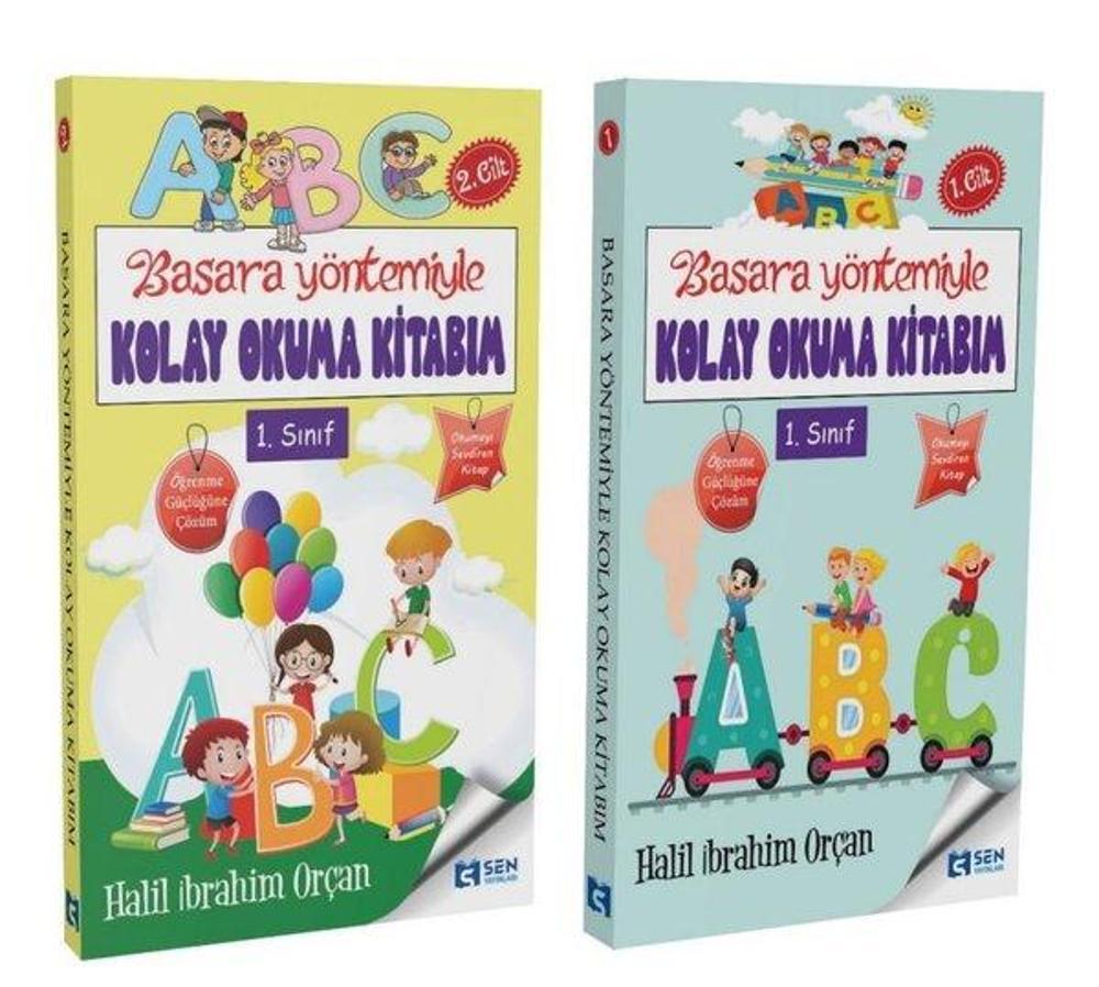 Basara Yöntemiyle Kolay Okuma Kitabım Seti - 2 Kitap Takım | Sen Yayınları