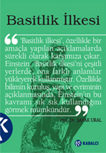 Basitlik İlkesi - Prof.Dr. Şafak Ural kitap kapağı