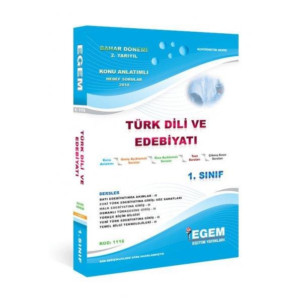 1. Sınıf Türk Dili Ve Edebiyatı Konu Anlatımlı Soru Bankası (Bahar Dönemi)
