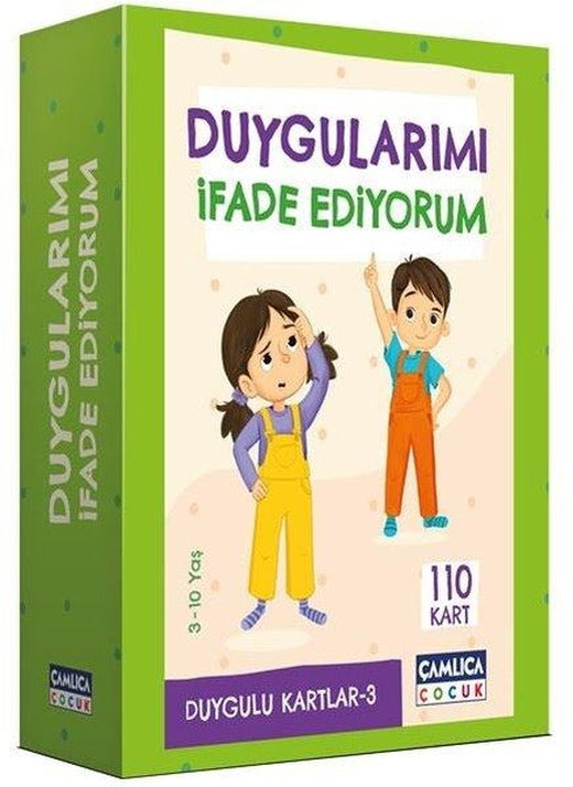 Duyguları İfade Ediyorum - Duygulu Kartlar 3 | Çamlıca Çocuk Yayınları (İnce Kapak)