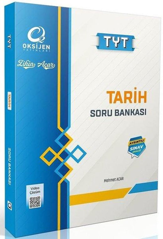 Oksijen TYT Tarih Soru Bankası | Oksijen Yayınları - Eğitim (İnce Kapak)