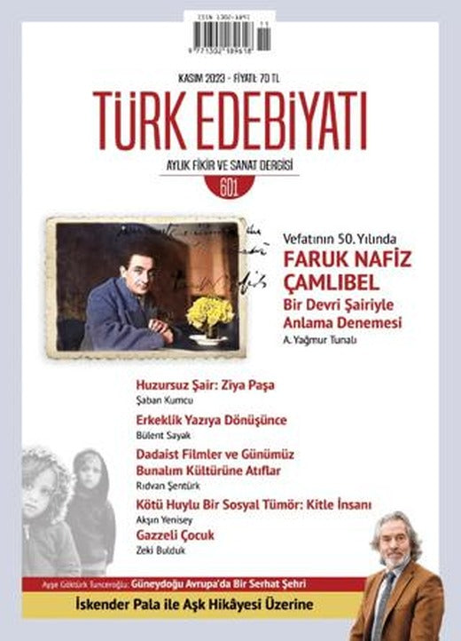 Türk Edebiyatı Dergisi Sayı: 601 Kasım 2023 | Türk Edebiyatı Dergisi (Ciltsiz)