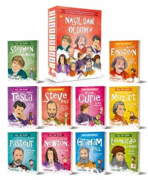 Nasıl Dahi Oldum? Serisi Seti - 10 Kitap Takım - Kutulu | Dokuz Yayınları