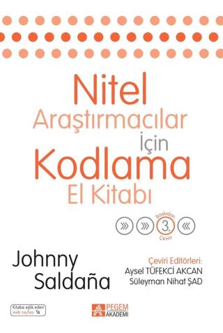Nitel Araştırmacılar İçin Kodlama El Kitabı | Pegem Akademi Yayıncılık (Ciltsiz) - Resim 1