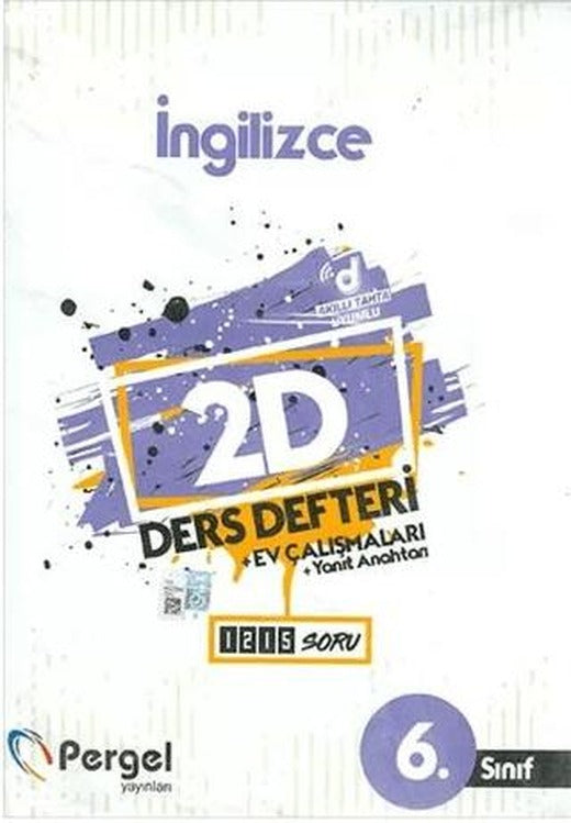 6. Sınıf 2022 İngilizce 2D | Pergel Yayınları (Ciltsiz)