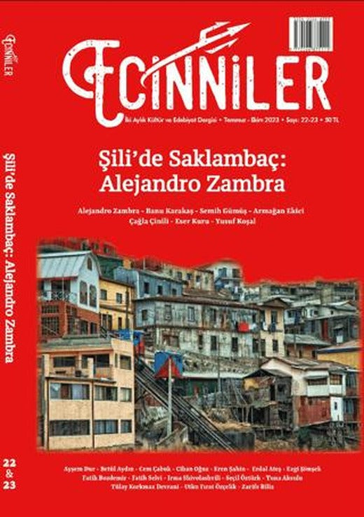 Ecinniler: İki Aylık Kültür ve Edebiyat Dergisi Sayı: 22-23 Temmuz - Ekim 2023 | Sardes Yayınları (Ciltsiz)
