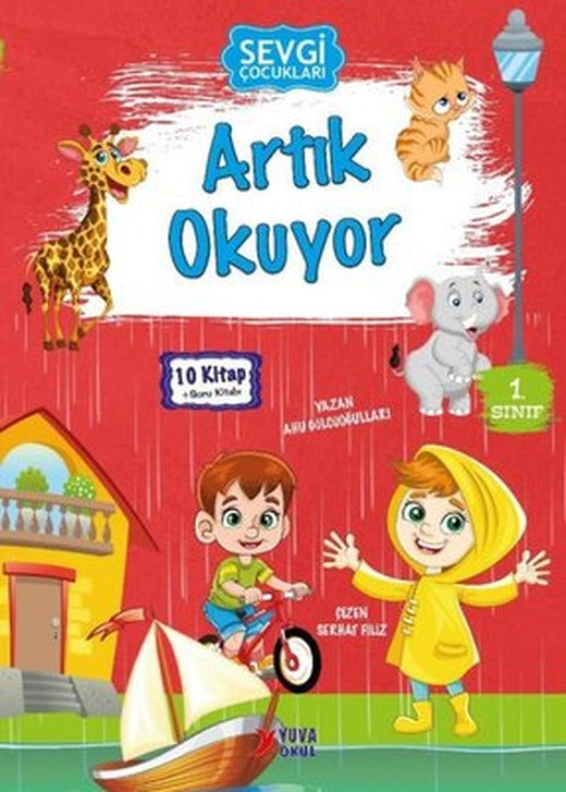 Sevgi Çocukları Artık Okuyor Seti - 10 Kitap Takım + Soru Kitabı | Yuva (İnce Kapak)
