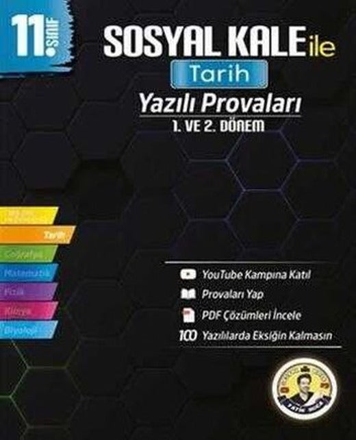 11. Sınıf Tarih Yazılı Provaları | Sosyal Kale Yayınları (İnce Kapak)