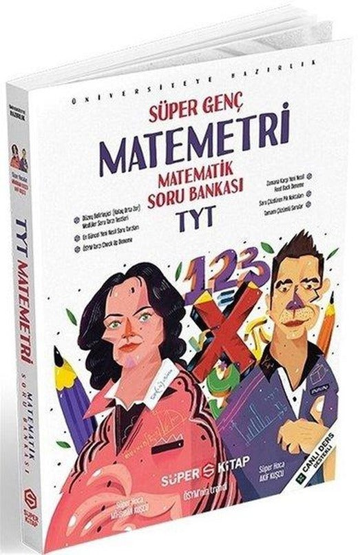 TYT Matematik Süper Genç Matemetri Soru Bankası | Süper Kitap (İnce Kapak)