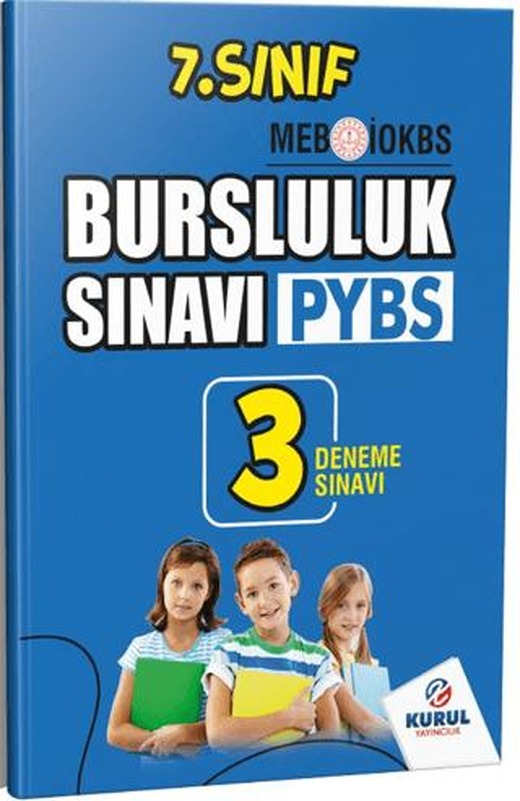7. Sınıf PYBS Bursluluk Sınavı 3 Deneme | Kurul Yayıncılık (Ciltsiz)