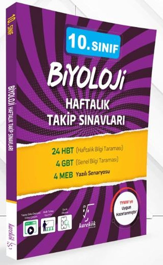 10. Sınıf Biyoloji Haftalık Takip Sınavları