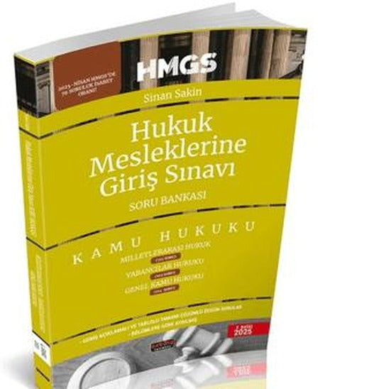 HMGS Milletlerarası Hukuk ve Genel Kamu Hukuku Soru Bankası | Savaş Yayınevi (Ciltsiz)