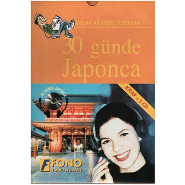 30 Günde Japonca CD'li - Kutulu | Fono Yayınları (İnce Kapak)