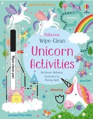 Wipe-Clean: Unicorn Activities | Usborne (Ciltli) - Resim 1