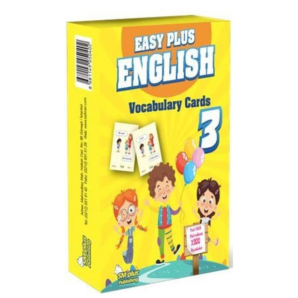 3. Sınıf Easy Plus English Kelime Kartları | Selimer (İnce Kapak)