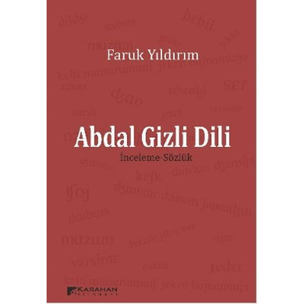 Abdal Gizli Dili | Karahan Kitabevi (Ciltsiz)