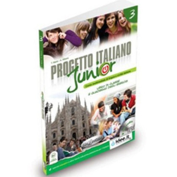 Progetto Italiano Junior 3 (Ders Kitabı ve Çalışma Kitabı+CD) İtalyanca Orta Seviye