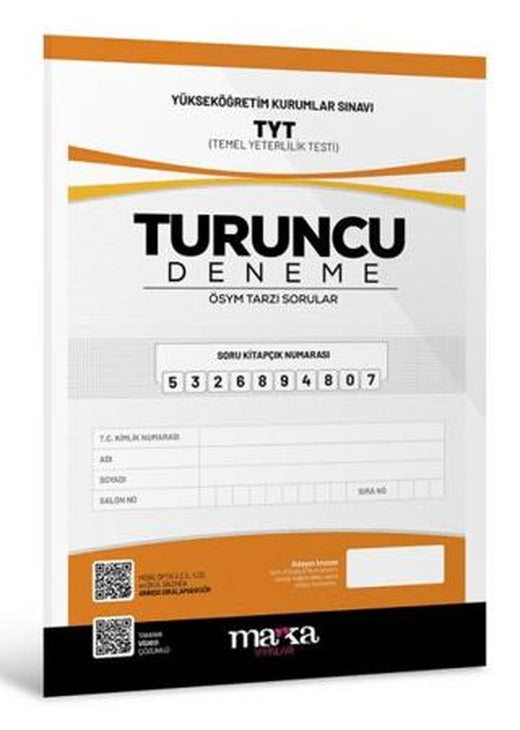 2025 TYT Yeni Nesil Turuncu Deneme Tamamı Video Çözümlü