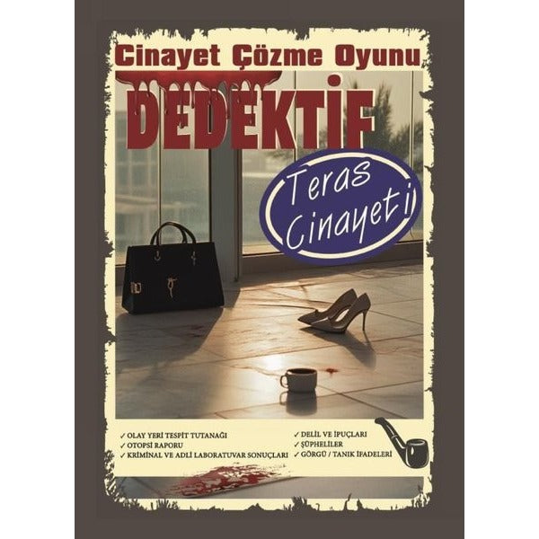 Teras Cinayeti - Dedektif Cinayet Çözme Oyunu | Kolektif (İnce Kapak)