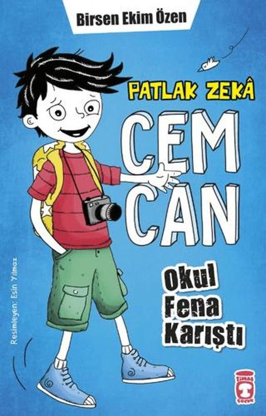Patlak Zeka Cemcan - Okul Fena Karıştı (Fleksi Cilt)