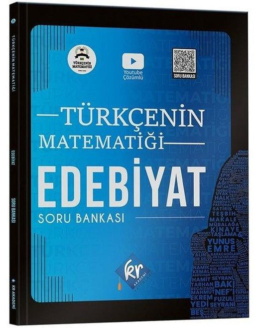 Türkçenin Matematiği Tüm Sınavlar İçin Edebiyat Soru Bankası | KR Akademi (İnce Kapak)
