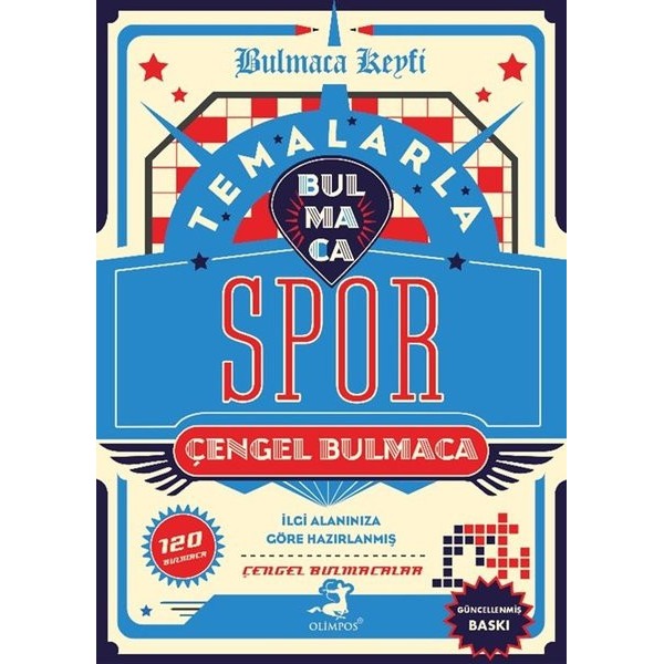 Temalarla Çengel Bulmaca - Spor - 120 Bulmaca | Olimpos Yayınları (İnce Kapak)