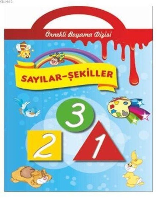 Sayılar Şekiller Örnekli Boyama | Parıltı Yayınları - Örnekli Boyama Dizisi (İnce Kapak)