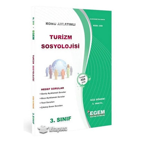 3. Sınıf 5. Yarıyıl Turizm Sosyolojisi Konu Anlatımlı Soru Bankası Kod: 359