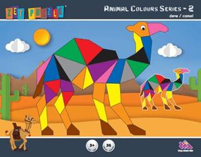 Animal Colours Series-2 Deve / Camel | Zet Zeka