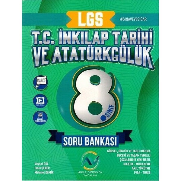 8.Sınıf LGS T.C. İnkılap Tarihi ve Atatürkçülük Soru Bankası | Av Yayınları (İnce Kapak)