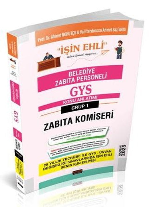 GYS Belediye Zabıta Personeli Zabıta Komiseri Konu Anlatımı | Savaş Yayınevi (Ciltsiz)