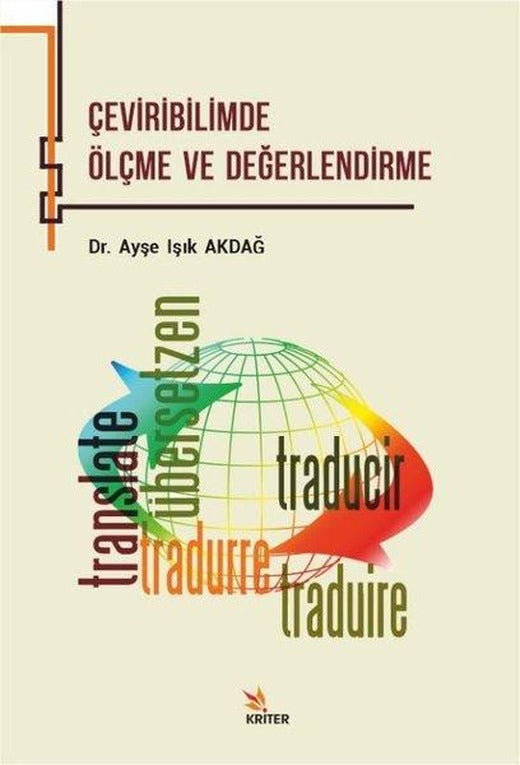 Çeviribilimde Ölçme ve Değerlendirme | Kriter (İnce Kapak)