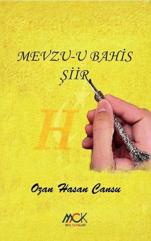 Mevzu - u Bahis Şiir | MCK Yayınları (İnce Kapak)