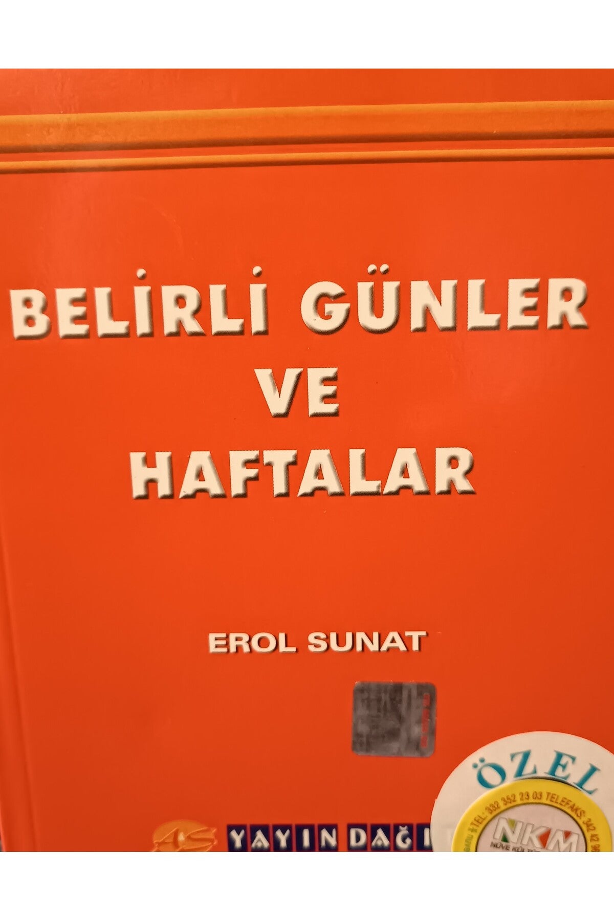 Belirli Günler Ve Haftalar - Erol Sunat - Erol Sunat kitap kapağı