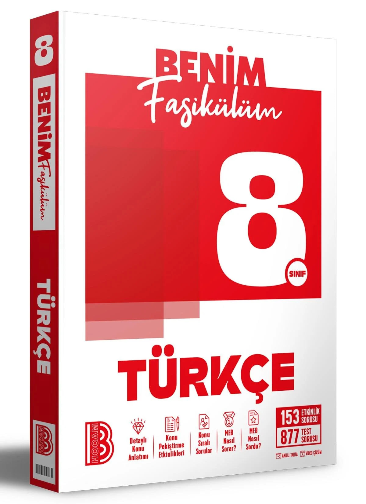 Benim Hocam 8. Sınıf Türkçe Benim Fasikülüm Benim Hocam Yayınları kitap kapağı