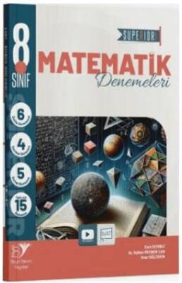 8. Sınıf LGS Matematik Süperior 15 li Deneme - Esin Demirci kitap kapağı