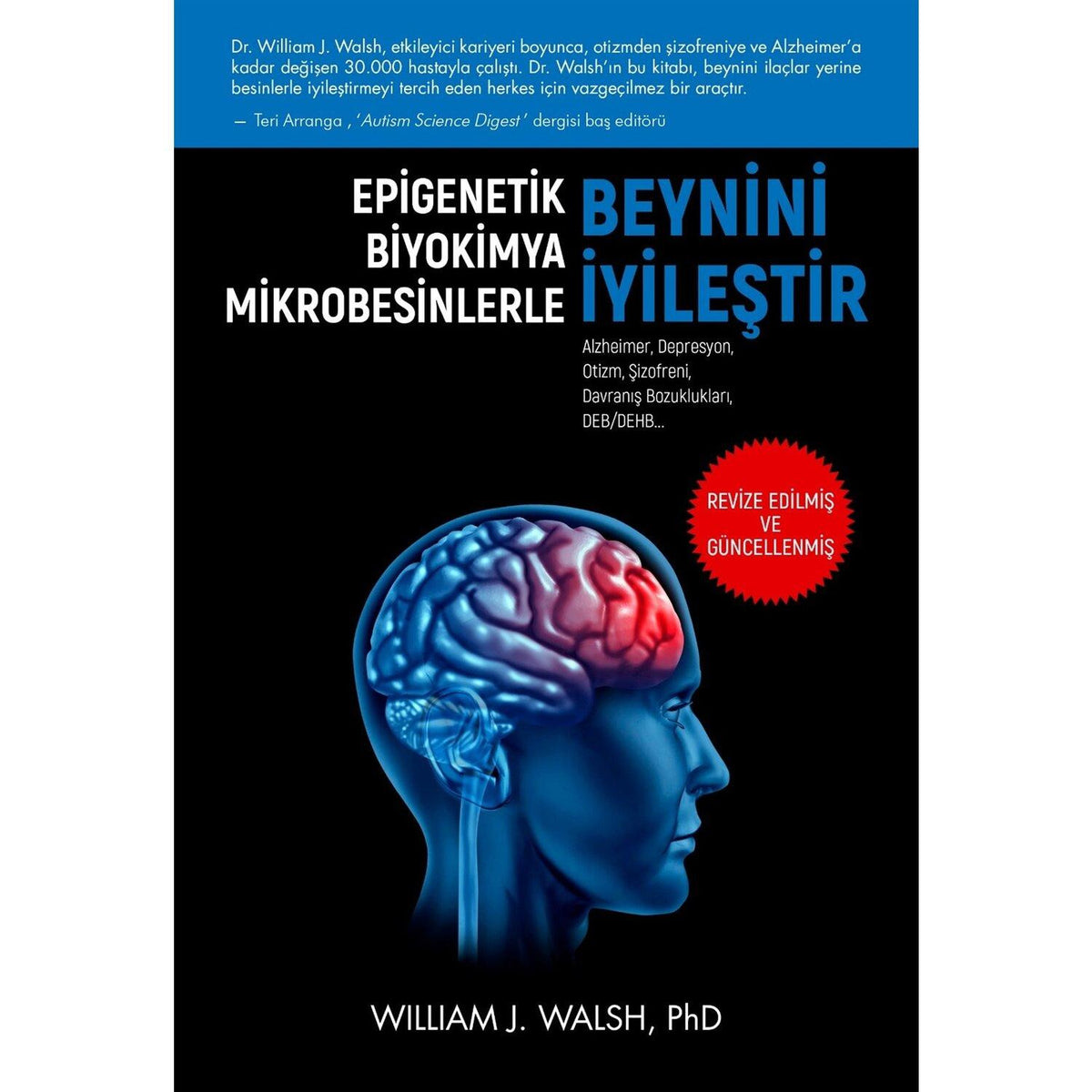 Beynini İyileştir - Dr. William J. Walsh kitap kapağı