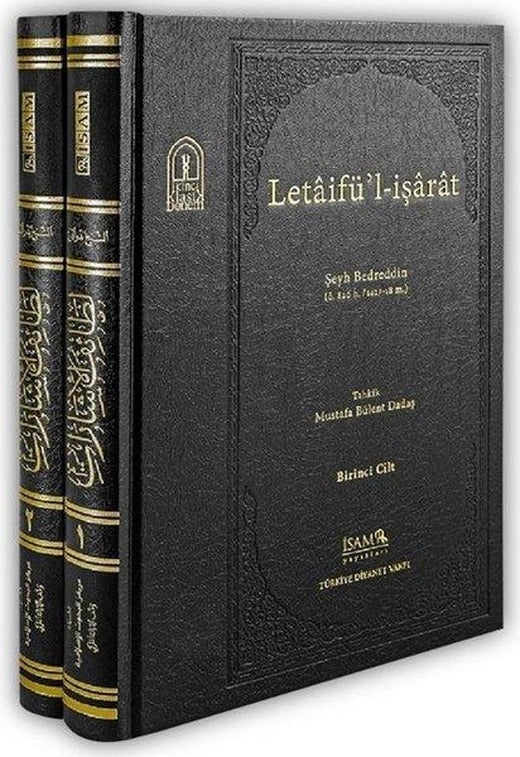 Letaifü'l-İşarat Şeyh Bedreddin Seti - 2 Kitap Takım | İsam Yayınları (Ciltli)